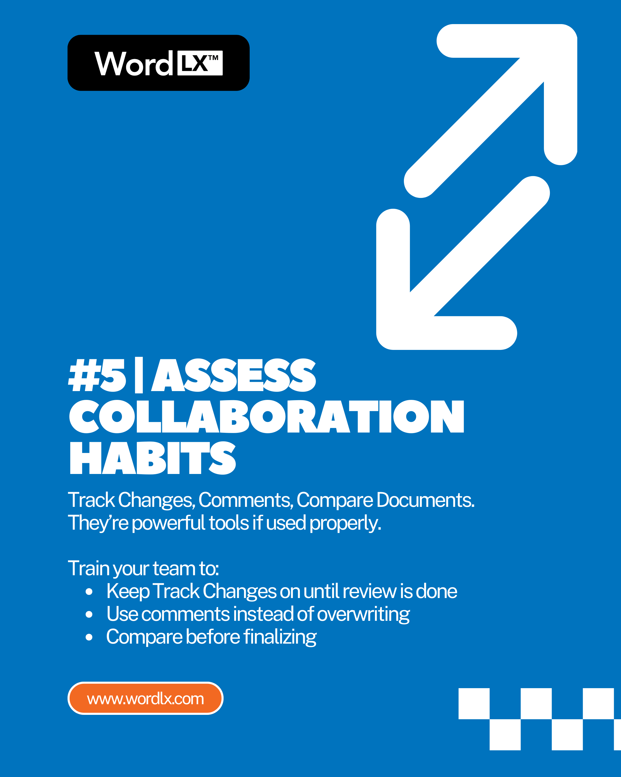 Arrows showing collaboration between legal professionals reviewing Word documents.
