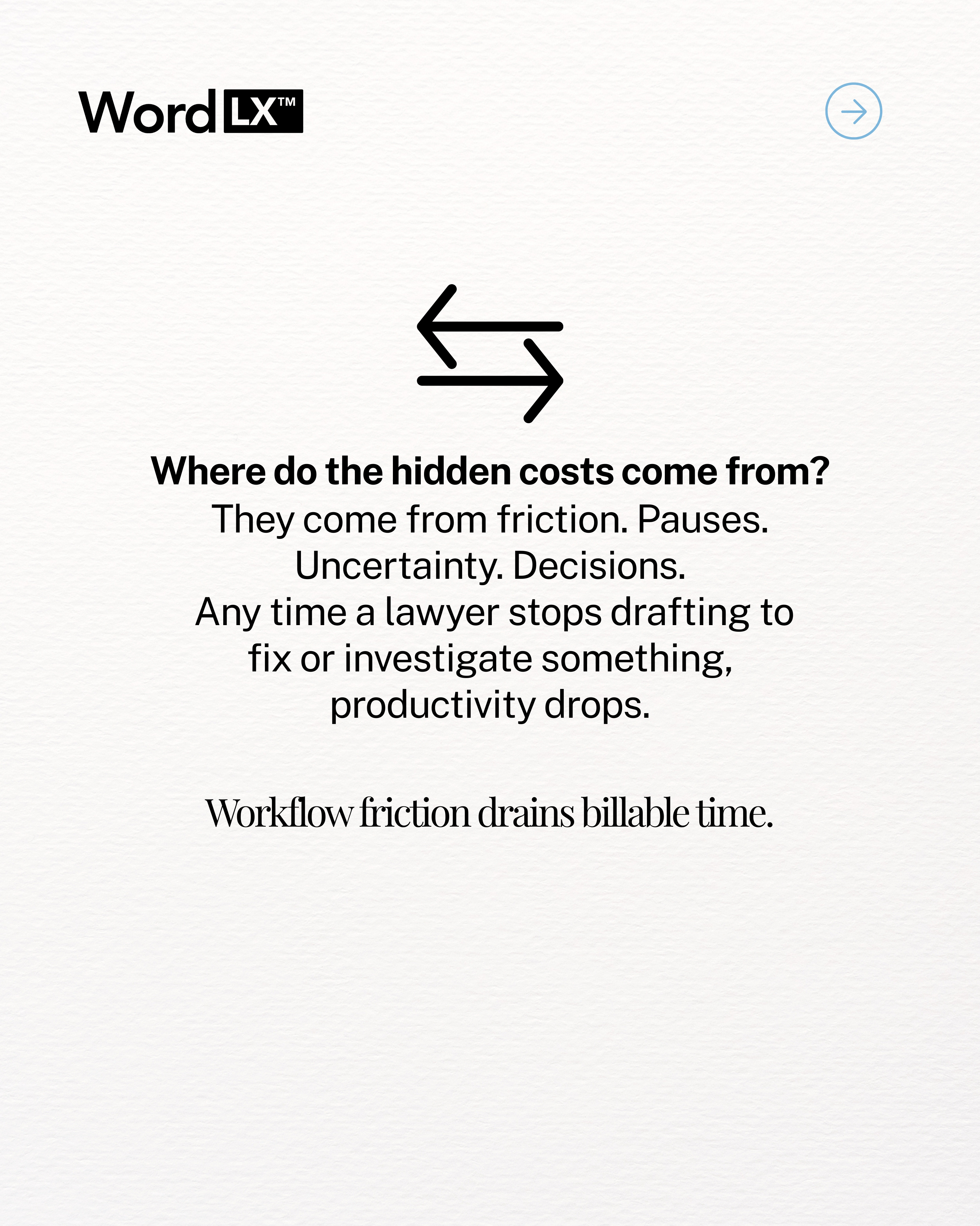 Explanation of where hidden costs come from in Microsoft Word workflows